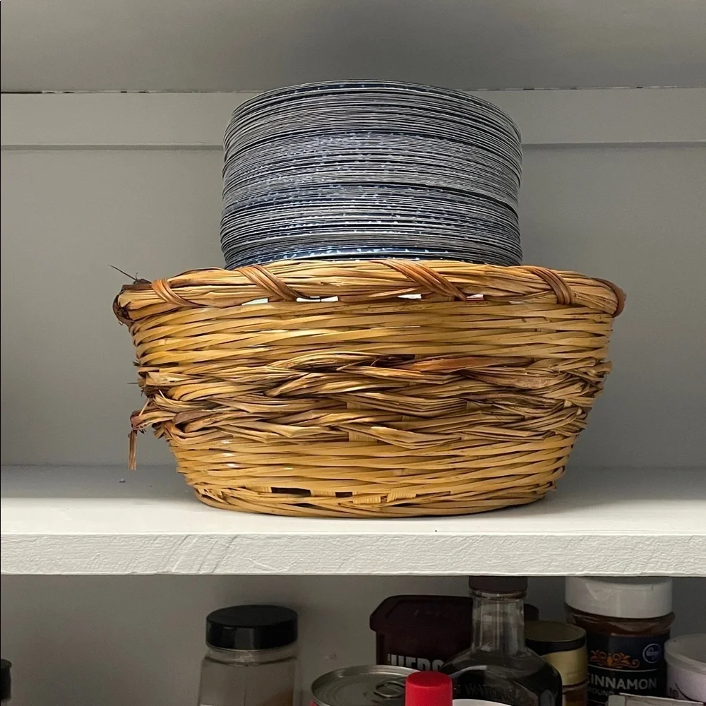 Set of 2 wicket baskets